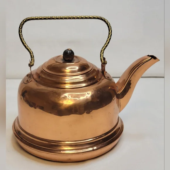 Elegant Copper Tea Kettle